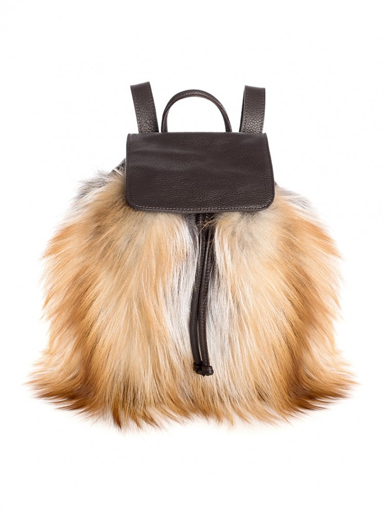 Backpack Red Fox - 100% Genuine Fur